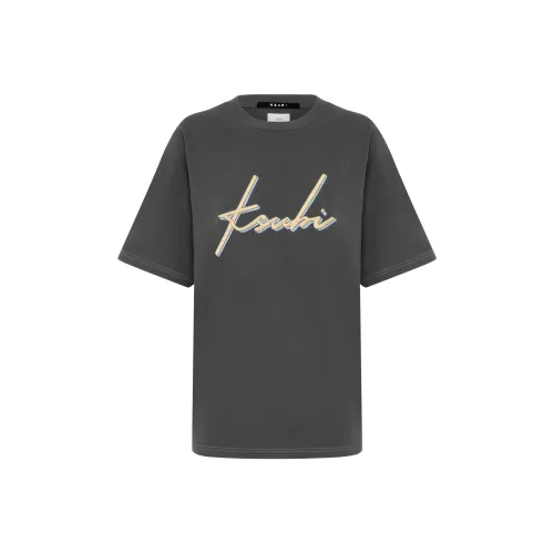 Ksubi T-Shirt Женская Угольный Серый