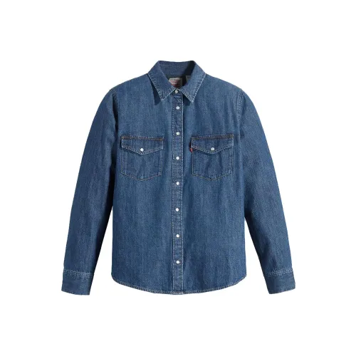 Levis Синие Женские Рубашки
