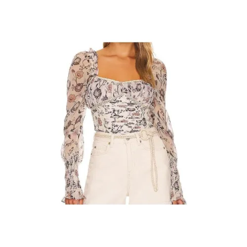 FREE PEOPLE Многоцветное Женское Боди