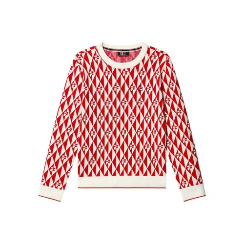 FILA Легендарный красный Женская трикотажная одежда