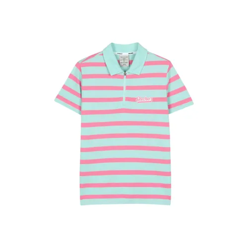 Skechers Поло Женские Siam Tulip Mint Green Stripes