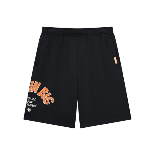 XTEP Basketball Collection Глубокий Черный Мужские Повседневные Шорты