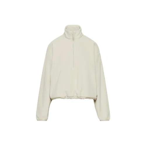 ARITZIA Golden Polartec 200 1 4 Zip Свитер Толстовка Женские Mullein Mullein Цветочный дизайн