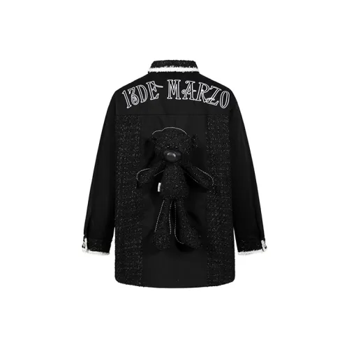 13 DEMARZO Черная унисекс куртка