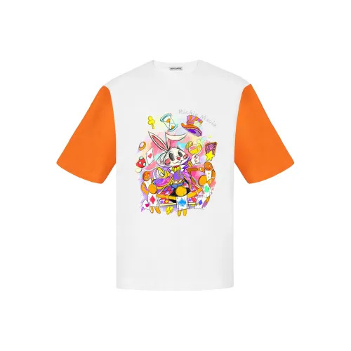 Richie Macie Оранжевые и Белые Женские Футболки