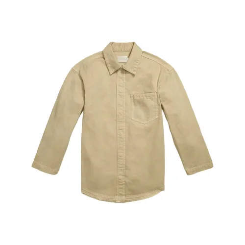 Calvin Klein JENNIE series Пшеничная солома Желтые Женские Рубашки