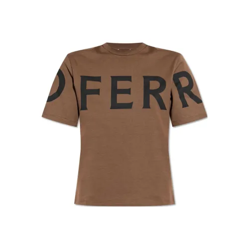 Ferragamo T-рубашка женская коричневый