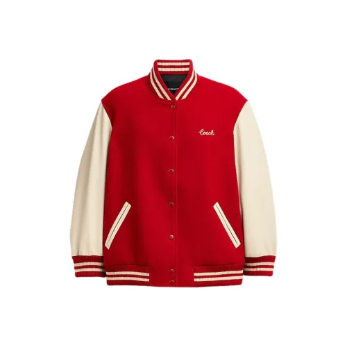 COACH SS24 Куртки и Пальто Женские Красные