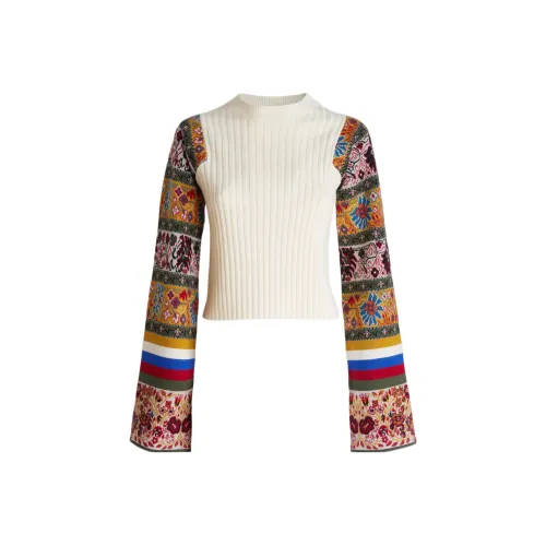 ETRO Белый Женские Кашемировые Свитеры
