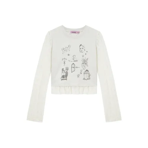 UNVESNO T-рубашка Женская Calm Бежевый Абрикос