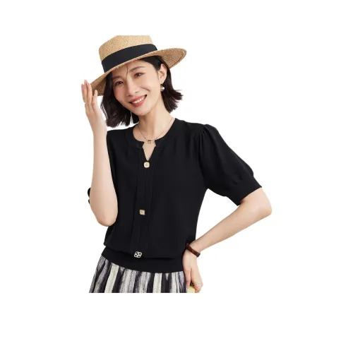 FOG Черные Женские Футболки