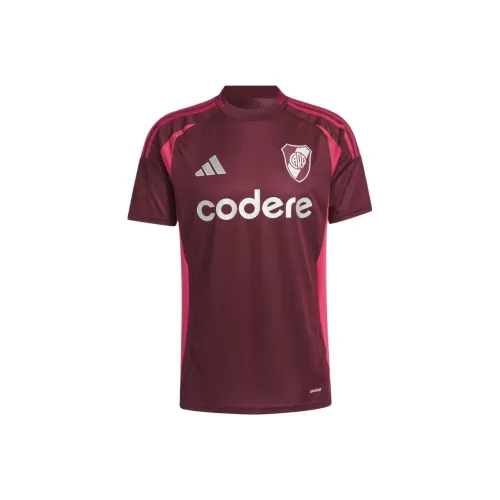 Adidas AEROREADY Grandeza Футбол Джерси Мужской Каштановый 2 Команда Дикий Розовый Команда