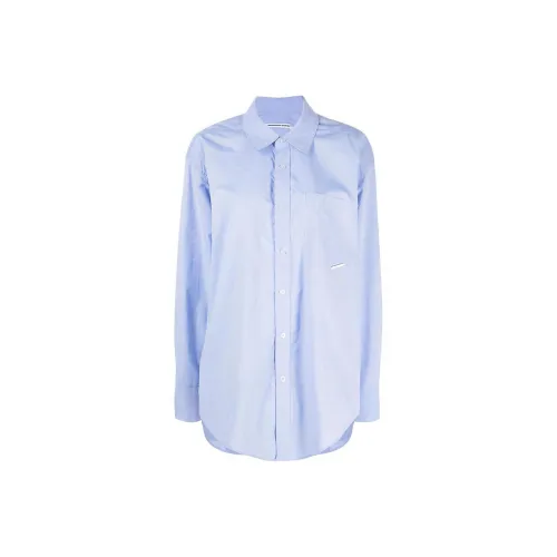 alexander wang Светло-синие Женские Рубашки