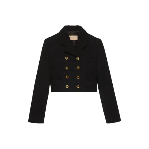 GUCCI SS24 Куртки и Пальто Женские Черные