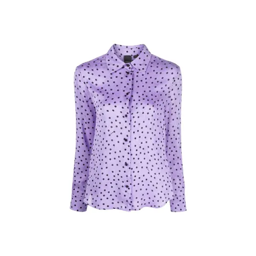 PINKO SS23 Рубашка Женская Фиолетовая