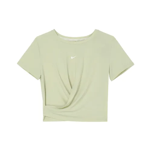 Nike SS24 T Рубашка Женская Светло-Оливково-Зеленая