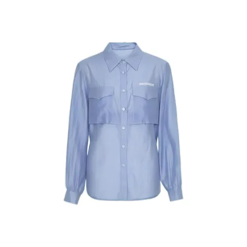 XG Средний Фиолетовый Женские Рубашки