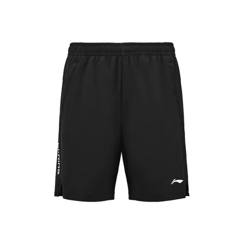 LINING Table Tennis Series Повседневные шорты Унисекс Черный