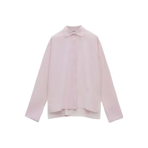 LOEWE FW24 Рубашка Женская Светло-Розовая
