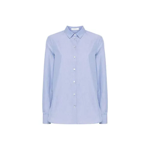 THE ROW SS24 Рубашка Женская Небесно-Синий