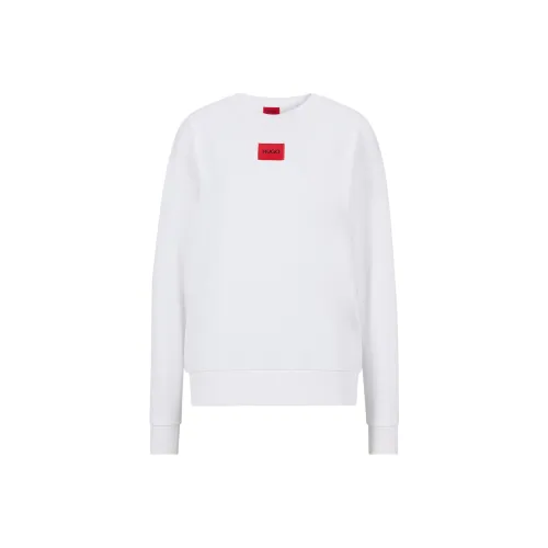 HUGO BOSS Белый Женские Свитшоты