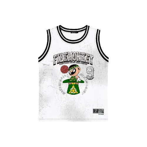 FireMonkey Баскетбольная Джерси Унисекс Белая
