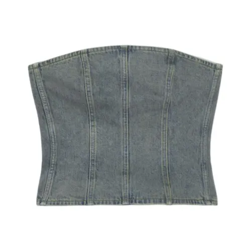 COS Синий Женские Топы без бретелек