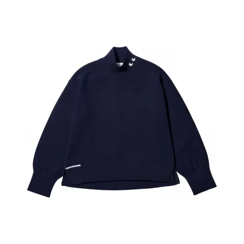 UNIQLO x Anya Hindmarch Кашемировый свитер женский морской синий