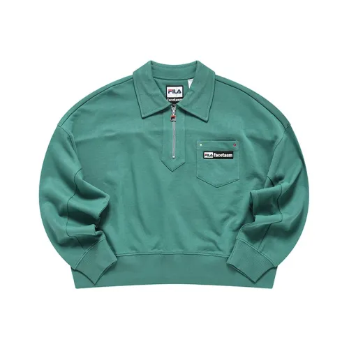 FILA FUSION Изумрудно-зеленый Женские Свитшоты