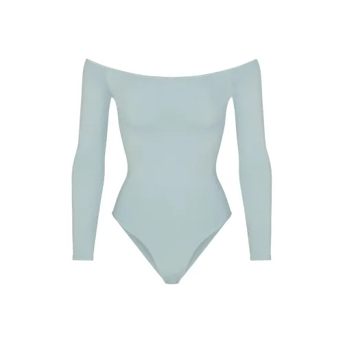 Skims Джинсовый синий Женское боди