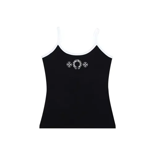 Chrome Hearts Черные Женские Камисоли