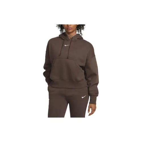 NIKE Коричневые Женские Свитшоты