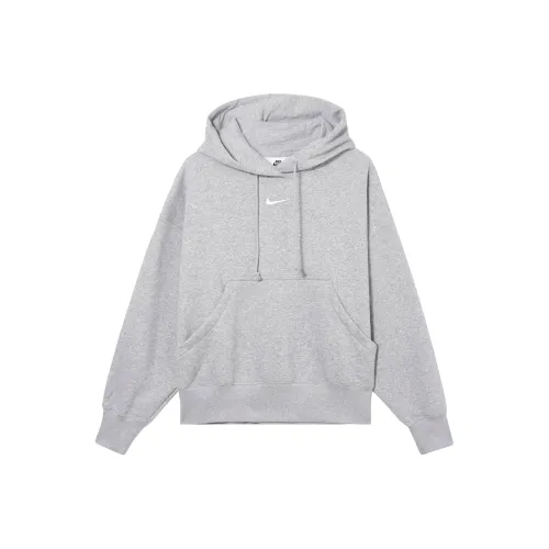 NIKE Серые Женские Свитшоты