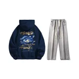 Set (Dark Blue Sweatshirt + Light Blue Jeans) Standard Edition  
Комплект (Темно-синий Свитшот + Светло-синие Джинсы) Стандартное Издание