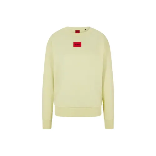 HUGO BOSS Светло-желтые Женские Свитшоты