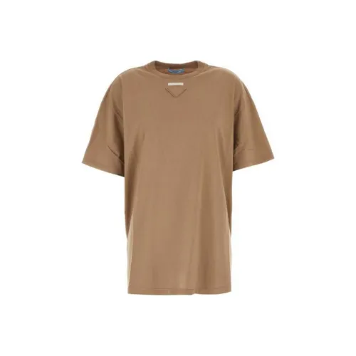 PRADA Коричневые Женские Т-рубашки
