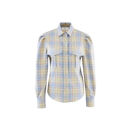 ISABEL MARANT ETOILE Желто-синие Женские Рубашки