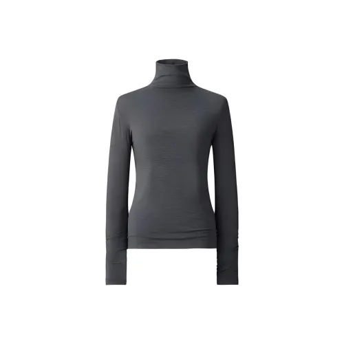 UNIQLO C Collection Асфальтовый серый Женские футболки