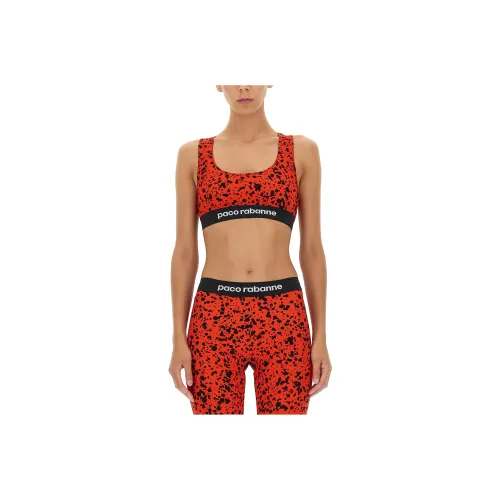 Paco Rabanne Без бретелек Топ Женский Красный