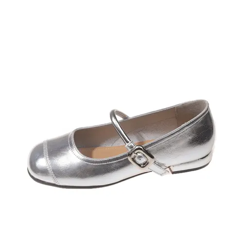 ALXNAN Грубый каблук Туфли Мэри Джейн Женские