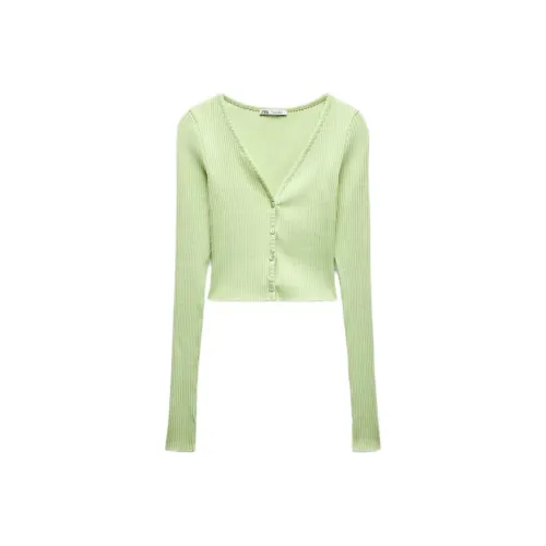 ZARA Зеленый Женский Трикотаж