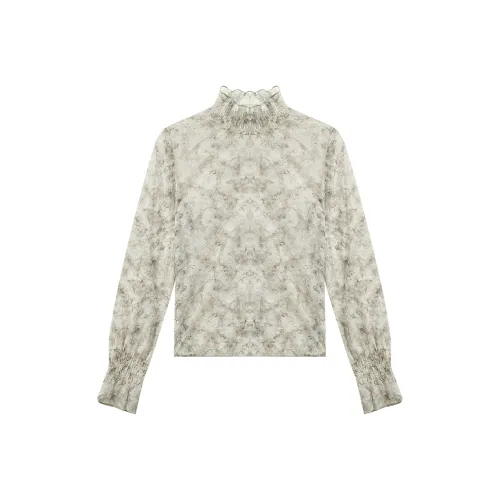 THE SEA LIFE Рубашка Женская Моховый Зеленый