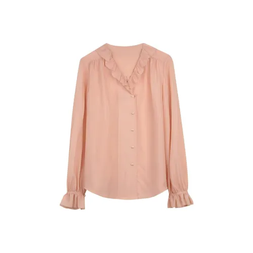SOLIGHTER Рубашка Женская Оранжевая Розовая