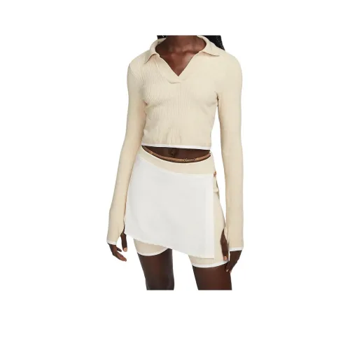 NIKE Экрю Женские Поло