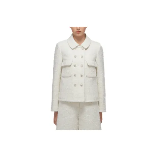 Self Портрет Куртка Женская Белая