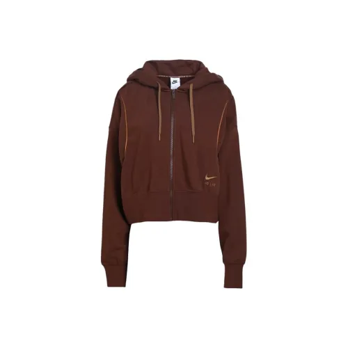 NIKE Коричневые Женские Свитшоты
