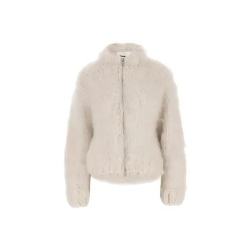 JIL SANDER Слоновая кость Женские Куртки