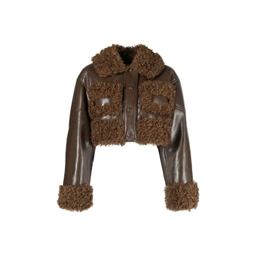 STAND STUDIO Куртки Пальто Женские Коричневый