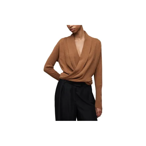ALLSAINTS Верблюжий Женская Трикотажная Одежда