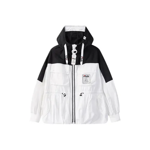 FILA MIHARA YASUHIRO Collaboration Collection Белый Пэчворк Женские Куртки